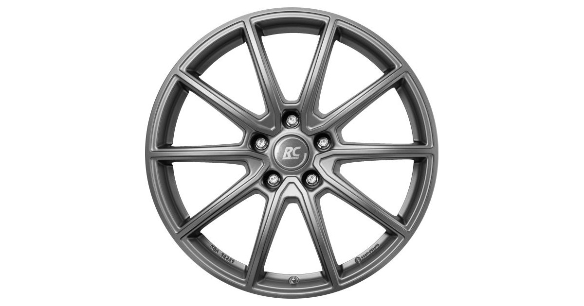 Jante Alu RC Design RC32 ferric-grey matt-lackiert 7x17 5x112 ET39 , Alésage 57.1