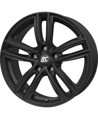 Jante Alu RC Design RC27 Noir mat laqué 7x17 5x100 ET51 , Alésage 57.1