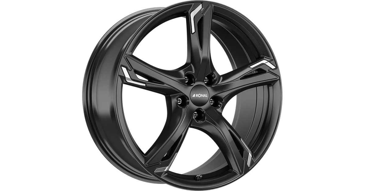 Jante ALU, Ronal R62 Chrome jetblack 7.5X18 5/ 112 ET45, Alésage 76
