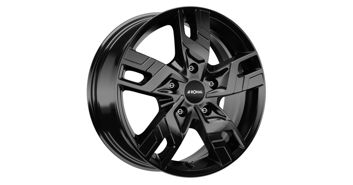 Jante ALU, Ronal R64 JETBLACK 6.5X16 5/ 130 ET66, Alésage 89.10