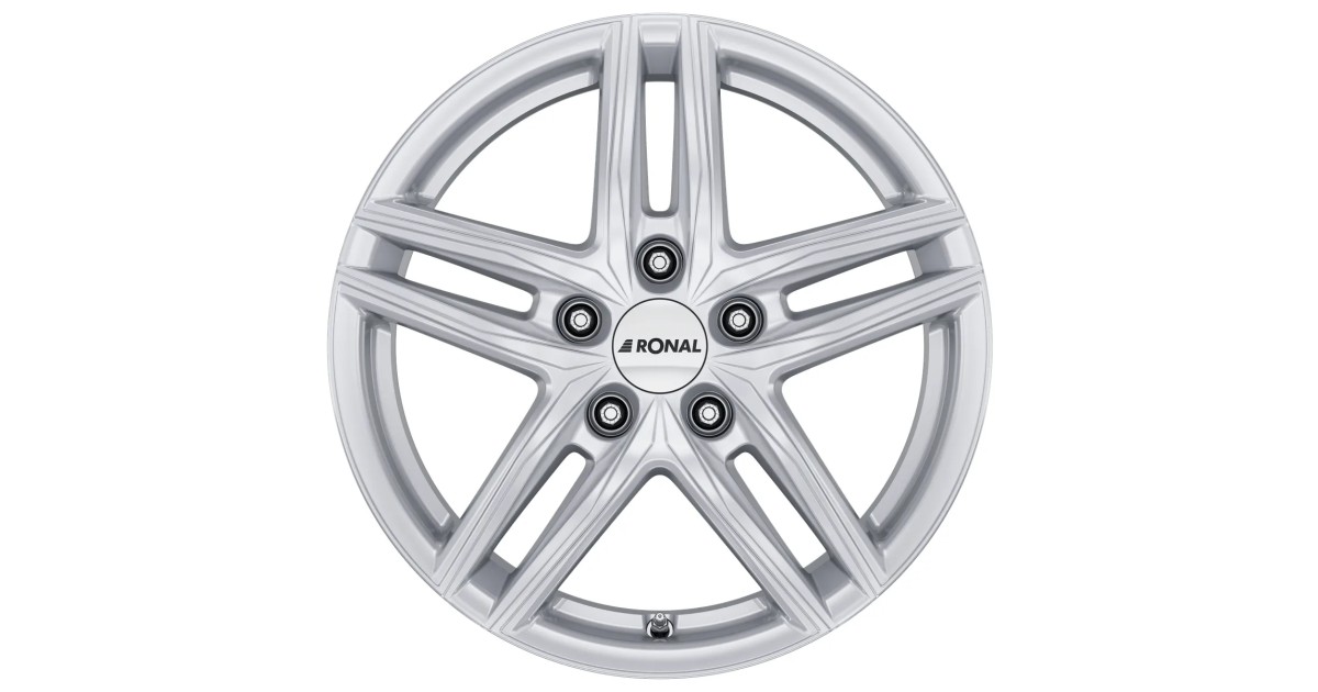 Jante ALU, Ronal R65  SILVER, 6.5X17 5/ 100 ET37, Alésage 68