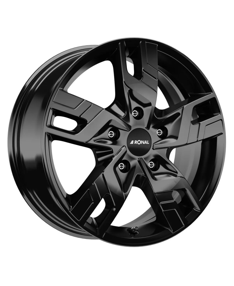 Jante ALU, Ronal R64 JETBLACK 7X17 5/ 120 ET55, Alésage 65.1