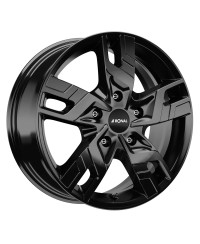Jante ALU, Ronal R64 JETBLACK 7X17 5/ 120 ET55, Alésage 65.1