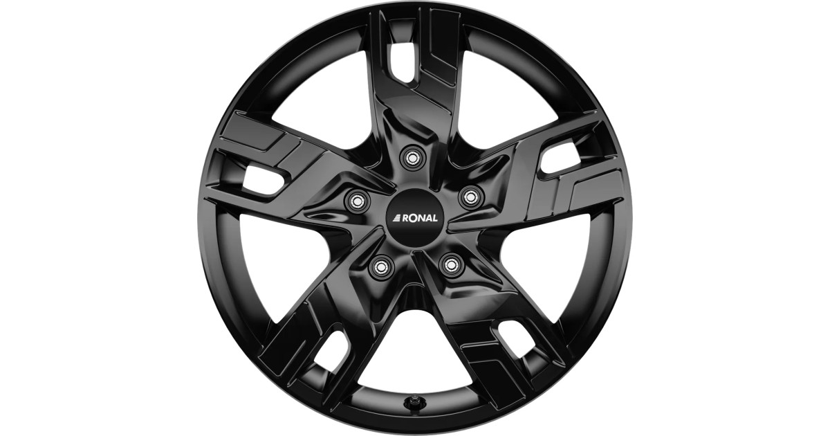 Jante ALU, Ronal R64 JETBLACK 7X17 5/ 120 ET55, Alésage 65.1