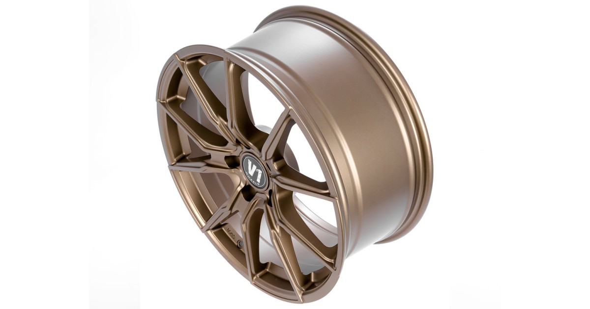 Jante ALU, V1 Wheels V1 Bronze laqué mat  8X18 5/ 112 ET45 , Alésage 66.6