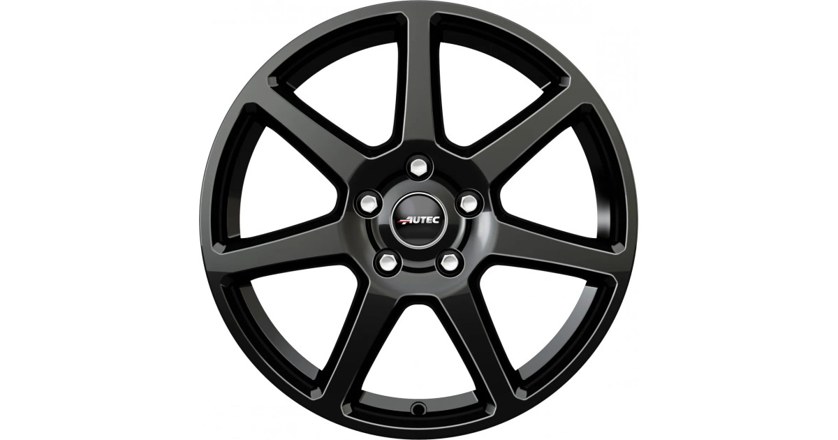Jante ALU, Autec Tallin Black 8X19 5/ 108 ET55, Alésage 63.4