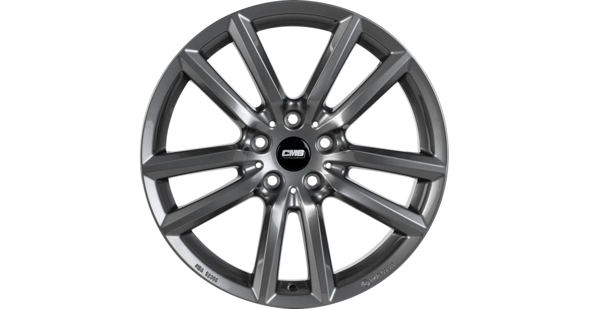 Jante ALU, CMS C27 Titane Brillant, 8X19 5/ 112 ET34, Alésage 66.6