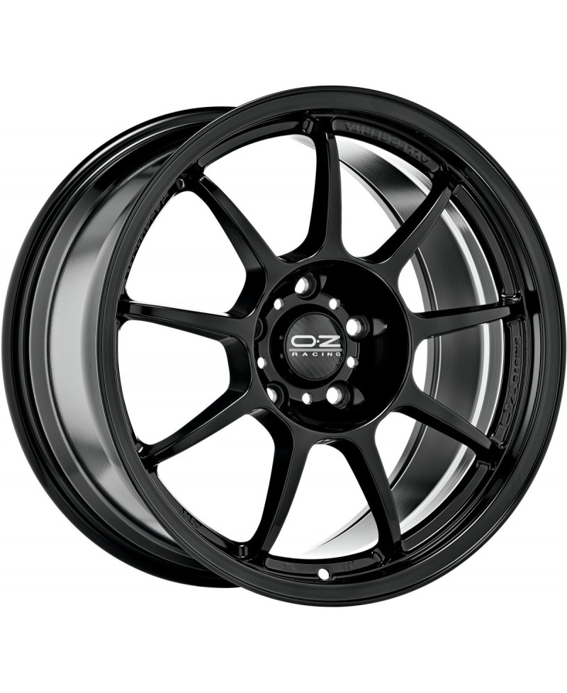 Jante ALU, OZ Alleggerita HLT  GLOSS BLACK, 8X18 5/ 100 ET35, Alésage 68