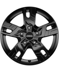 Jante ALU, Ronal R64 JETBLACK 7X17 5/ 160 ET53, Alésage 65.1