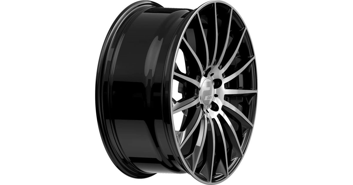Jante ALU, Wheelworld - 2DRV WH39/ SP+ Noir brillant laqué , Face polie  10X22 5/ 114.3 ET40, Alésage 72.6