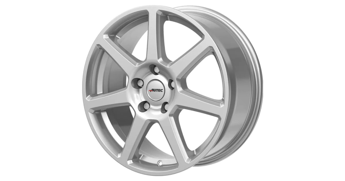 Jante Alu Autec Tallin Argent brillant laqué 6,5x17 5x114.3 ET32   , Alésage 66.1
