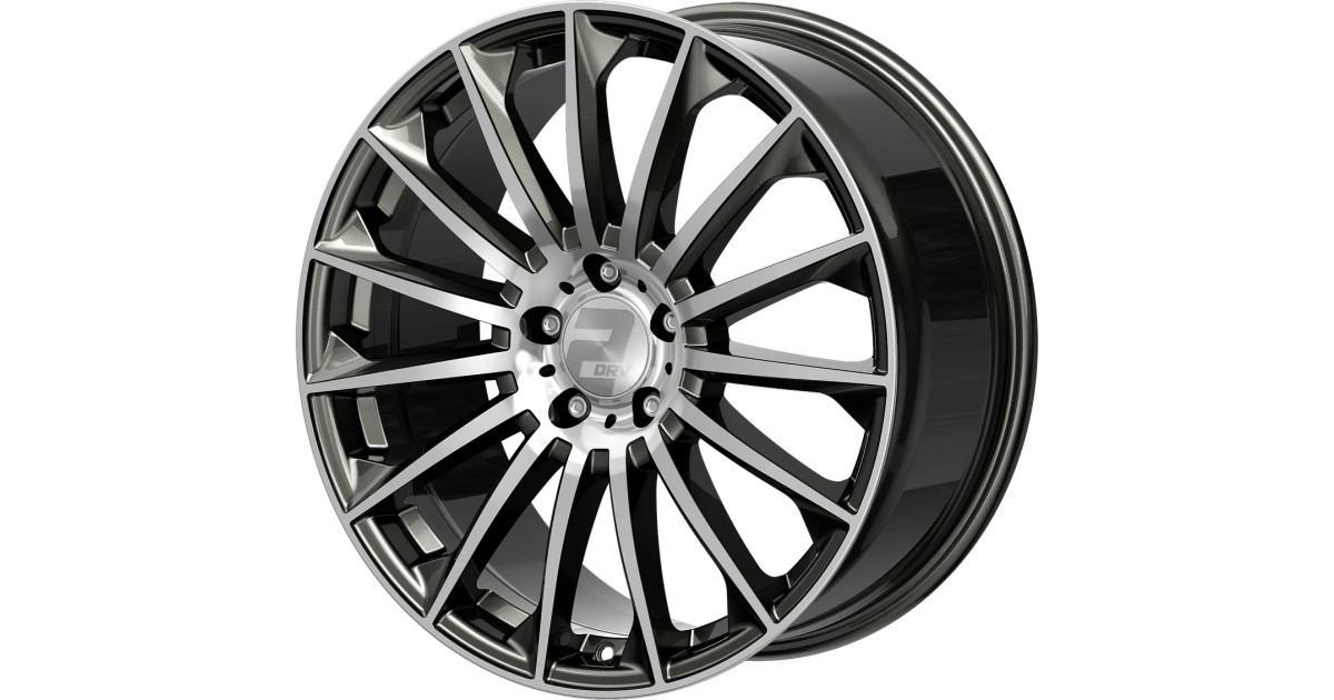 Jante ALU, Wheelworld - 2DRV WH39/ DGMP+ Dark gunmetal lackiert (Face polie) 10X22 5/ 112 ET20, Alésage 66.6