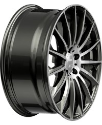 Jante ALU, Wheelworld - 2DRV WH39/ DGMP+ Dark gunmetal lackiert (Face polie) 9.5X22 5/ 112 ET58, Alésage 66.6