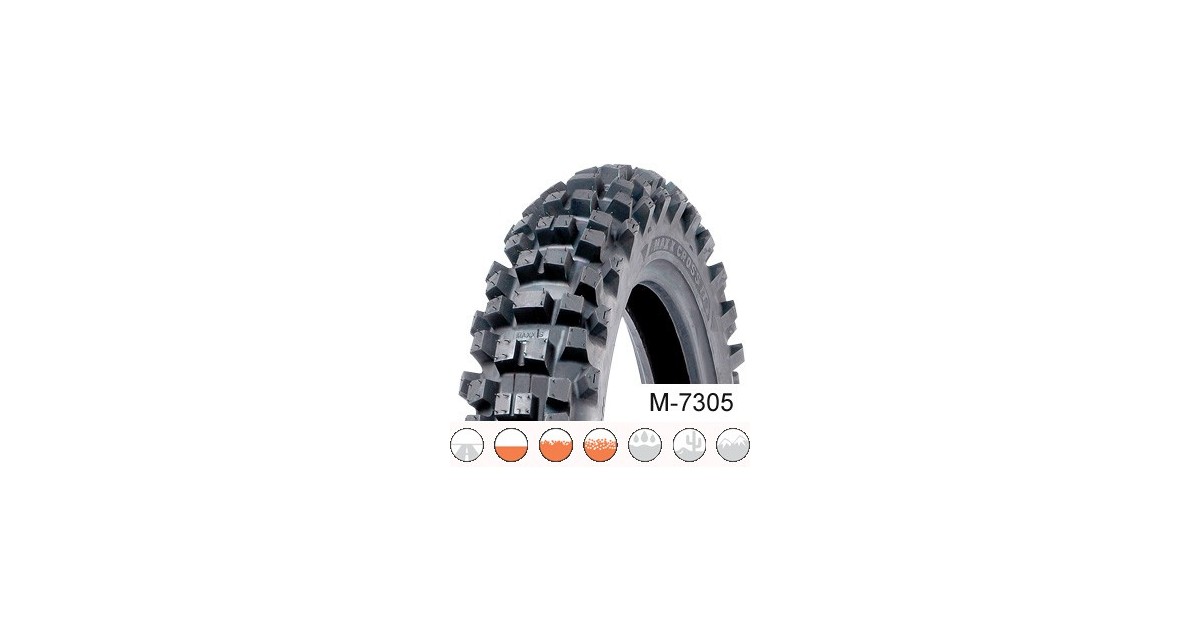 Pneu moto,  Maxxis M-7305 Maxxcross IT REAR 100/100-17  58M TT NHS