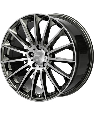 Jante ALU, Wheelworld - 2DRV WH39 Dark gunmetal / Face polie 9.50X22 5/ 114.3 ET35, Alésage 72.6