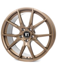 Jante ALU, V1 Wheels V1  Bronze laqué mat 8.5X19 5/ 112 ET45 , Alésage 66.6