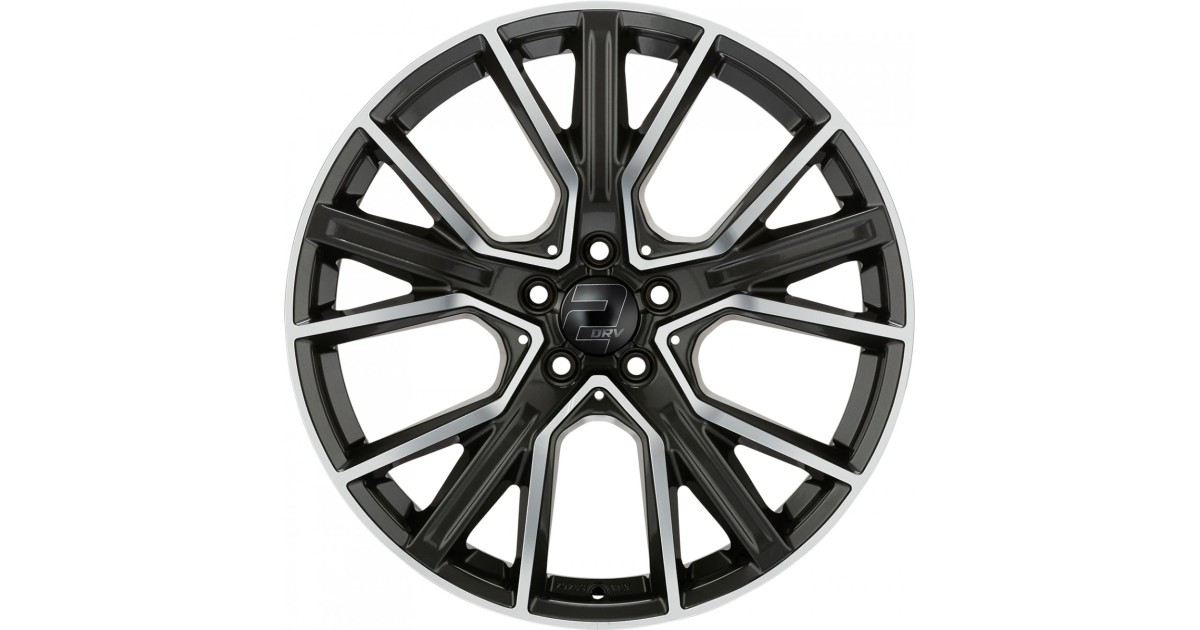 Jante ALU, Wheelworld - 2DRV WH34 / DGMP+ DARK GUNMETAL (Anthracite , Face polie) 8.5X19 5/ 112 ET35, Alésage 66.6