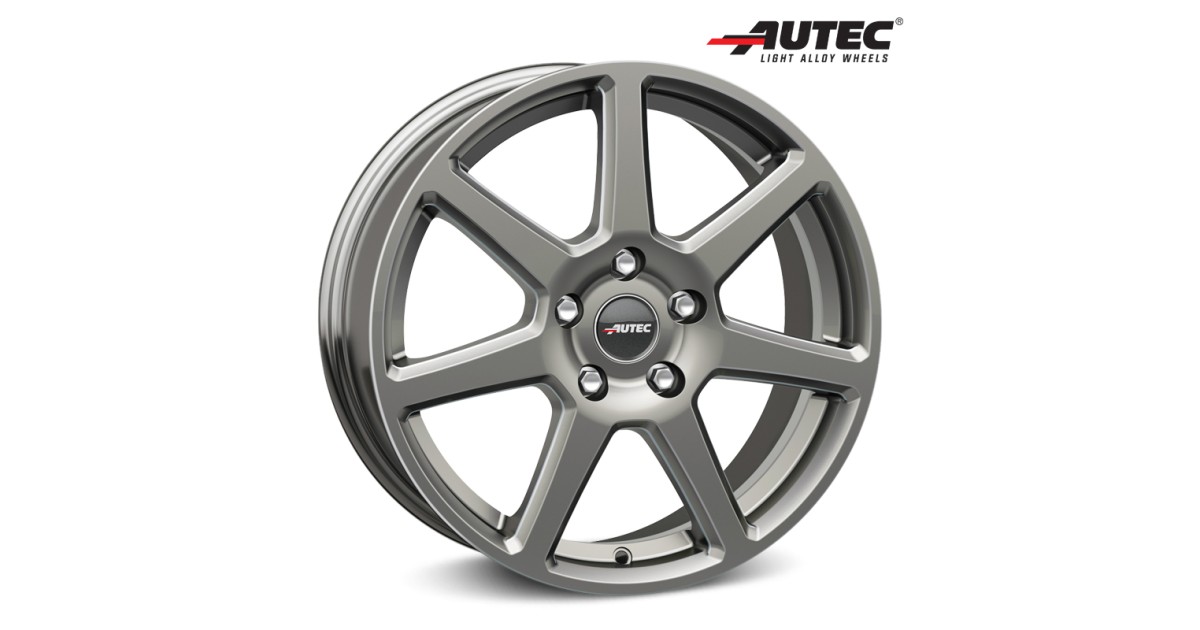 Jante Alu Autec Tallin Titanium Silver 7,5x17 5x112 ET48 , Alésage 70.1