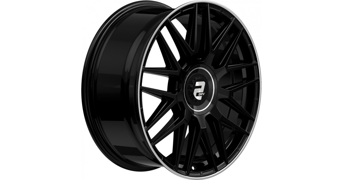 Jante ALU, Wheelworld - 2DRV WH43 Noir brillant laqué , Bord poli 8.5X20 5/ 112 ET40, Alésage 66.6