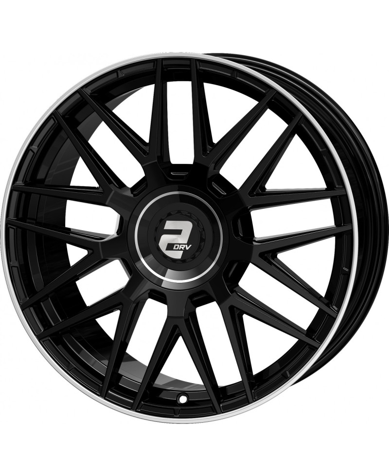 Jante ALU, Wheelworld - 2DRV WH43 Noir brillant laqué / Bord poli 9X20 5/ 114.3 ET35, Alésage 72.6