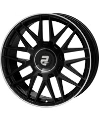 Jante ALU, Wheelworld - 2DRV WH43 Noir brillant laqué / Bord poli 9X20 5/ 114.3 ET35, Alésage 72.6