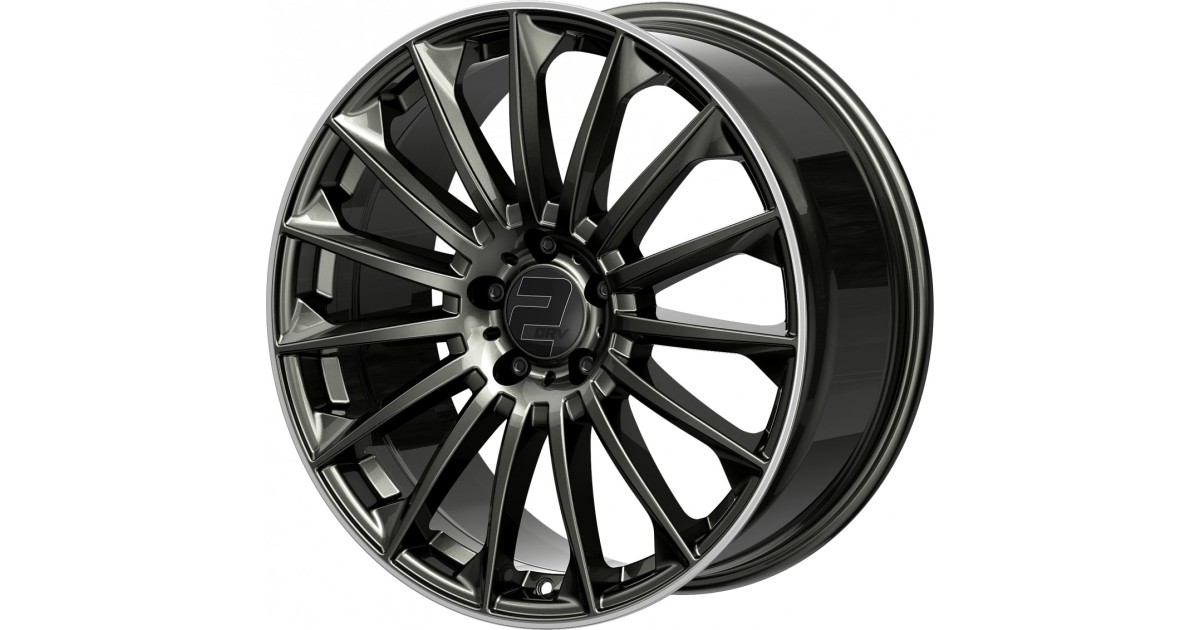 Jante ALU, Wheelworld - 2DRV WH39 Dark gunmetal lackiert / Bord poli 10.5X22 5/ 114.3 ET35, Alésage 72.6