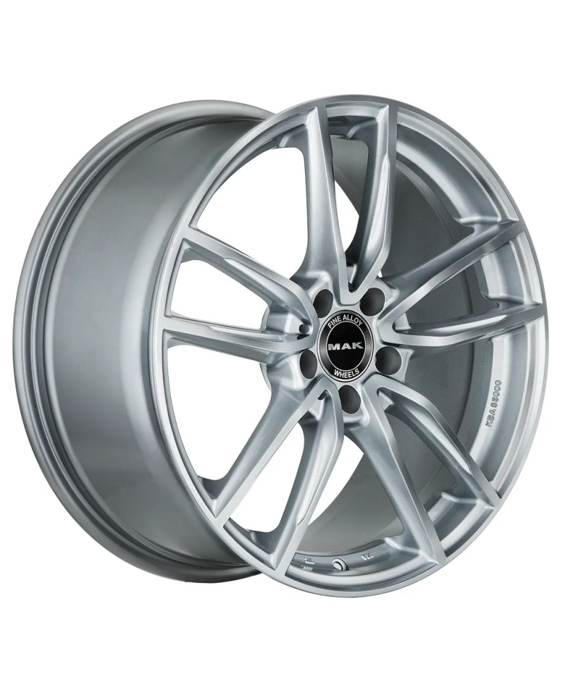 Jante Alu MAK Evo Silver 9x19 5x112 ET50 , Alésage 66.6