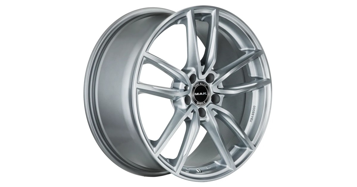Jante Alu MAK Evo Silver 9x19 5x112 ET50 , Alésage 66.6
