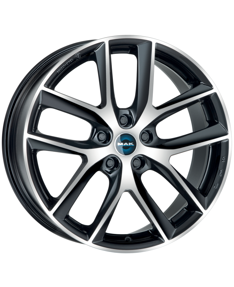 Jante Alu MAK VOLTAGE BLACK MIRROR 8,5x19 5x114.3 ET40 , Alésage 64.1