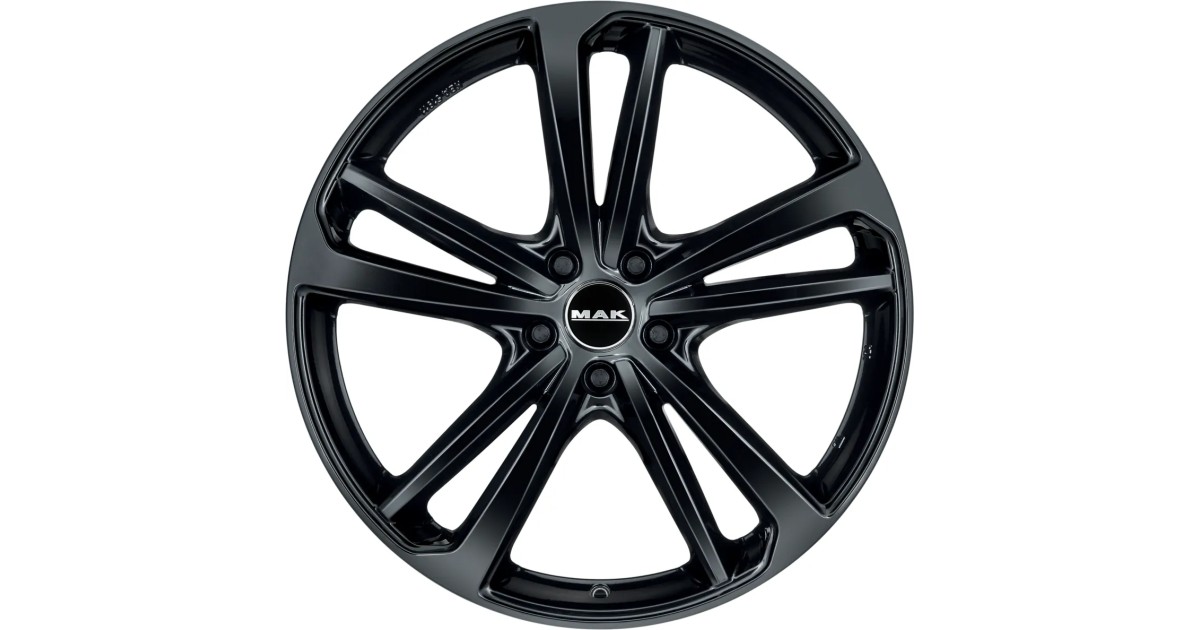 Jante Alu MAK Nürburg Gloss black 8,5x20 5x112 ET45 , Alésage 66.6