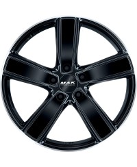 Jante Alu MAK Turismo-FF Gloss black mirror ring  9,0x21 5x130 ET60 , Alésage 71.6