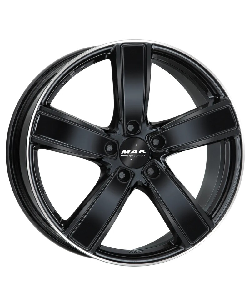 Jante Alu MAK Turismo-FF Gloss black mirror ring 10x21 5x130 ET50 , Alésage 71.6
