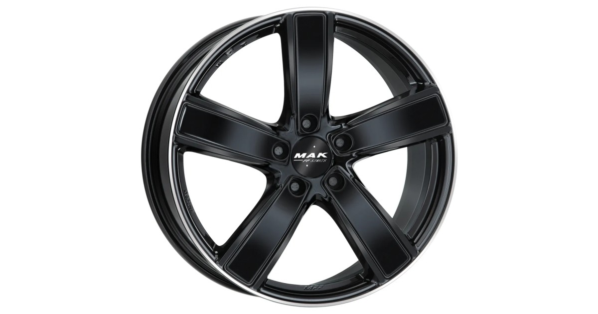 Jante Alu MAK Turismo-FF Gloss black mirror ring 10x21 5x130 ET50 , Alésage 71.6