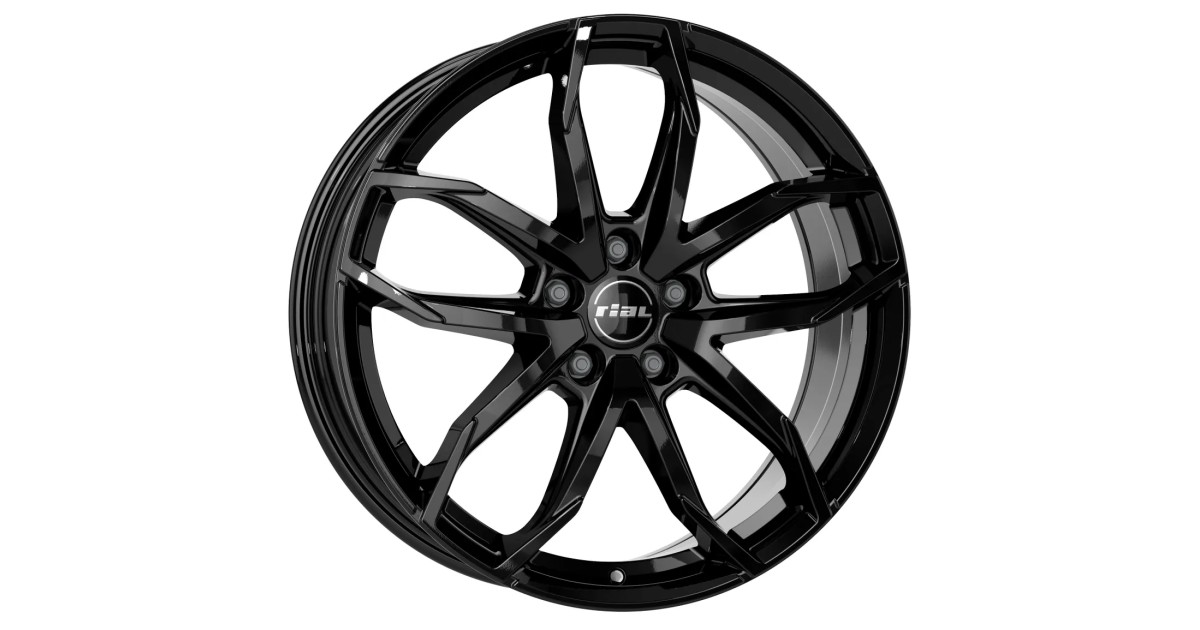 Jante Alu Rial Lucca Diamond Black 8x20 5x114.3 ET36 , Alésage 70.1
