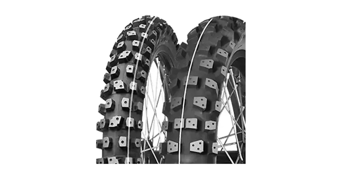 Pneu moto,  Mitas TERRA FORCE-EX HT ICE White Rear 110/ 90-19 62M TT