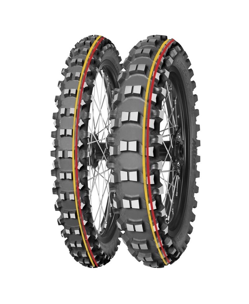 Pneu moto,  Mitas TERRA FORCE-MX SM RED/ YELLOW 90/ 90-21 51M TT soft/medium NHS