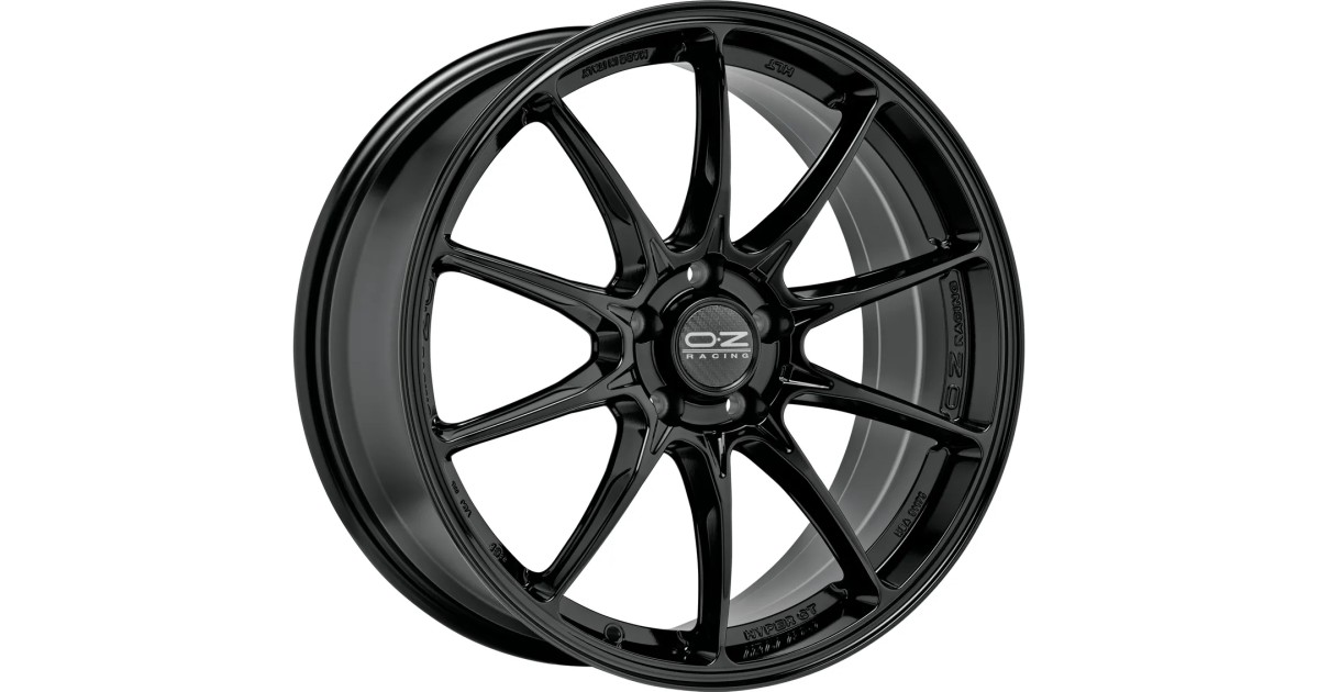 Jante ALU, OZ Hyper GT HLT Gloss black 8X18 5/ 100 ET35, Alésage 68
