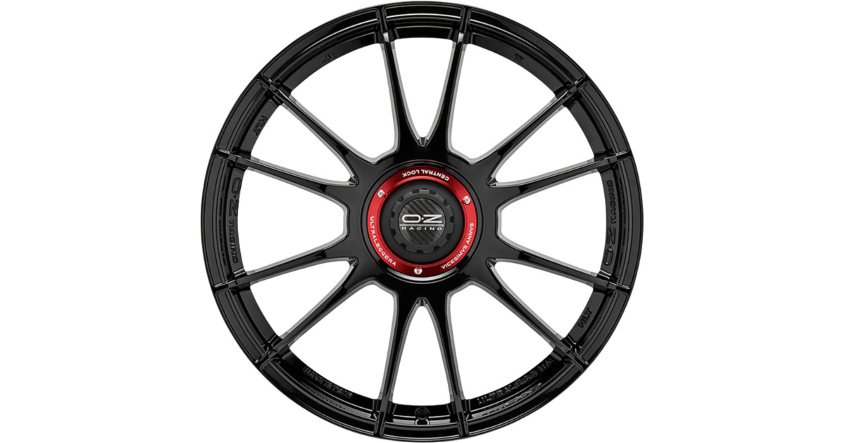 Jante ALU, OZ Ultraleggera XX Gloss black 8X18 5/ 112 ET35, Alésage 75