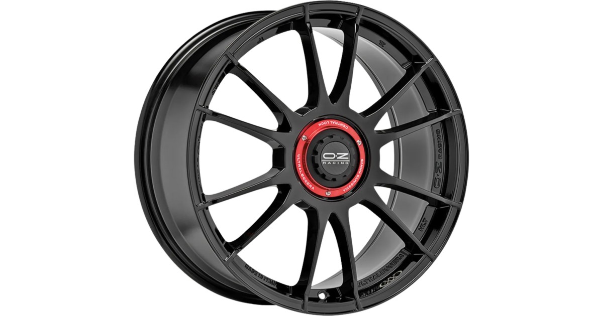 Jante ALU, OZ Ultraleggera XX Gloss black 8X19 5/ 112 ET45, Alésage 75