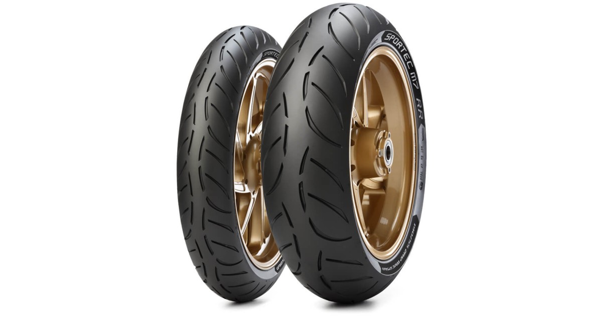 Pneu moto,  Metzeler SPORTEC M7 RR Rear 190/ 55 ZR17  75W TL