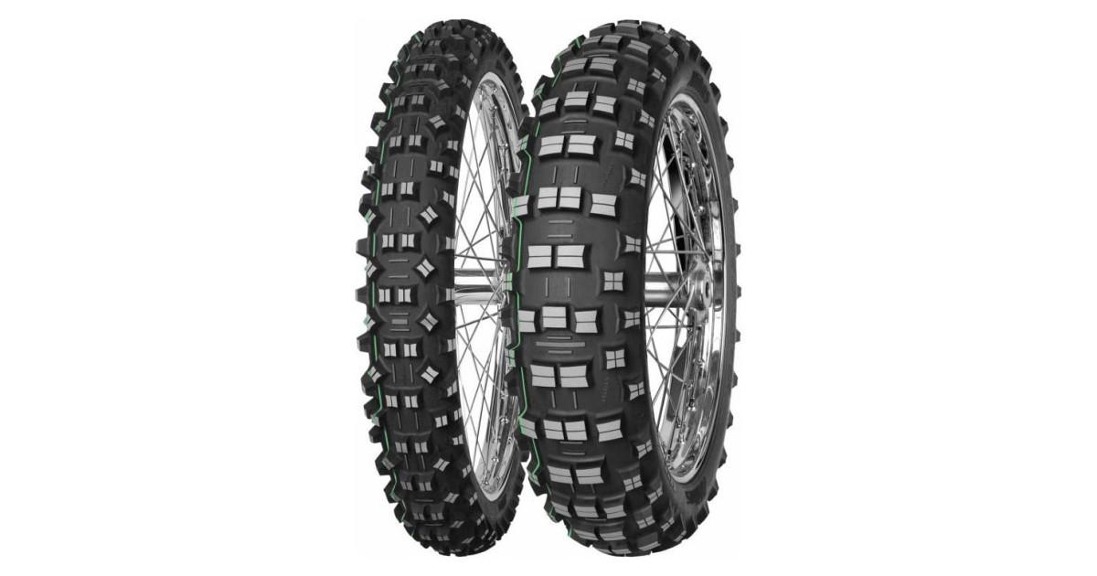 MITAS TERRA FORCE-EF Superlight Green ENDURO FIM Front 90/ 100 -21 57R  TT (Bande verte)