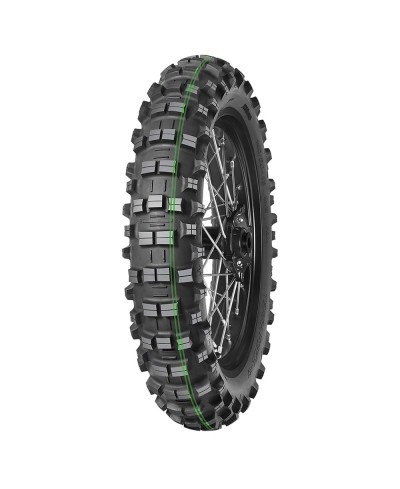 MITAS TERRA FORCE-EF SUPER SOFT (FIM) Rear 140/ 80 -18 70M TT (2 X GREEN )