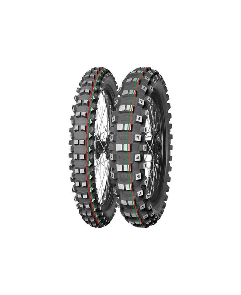 MITAS TERRA FORCE-MX MH Rear 80/ 100 -12 50M  TT , NHS (Red-Green)