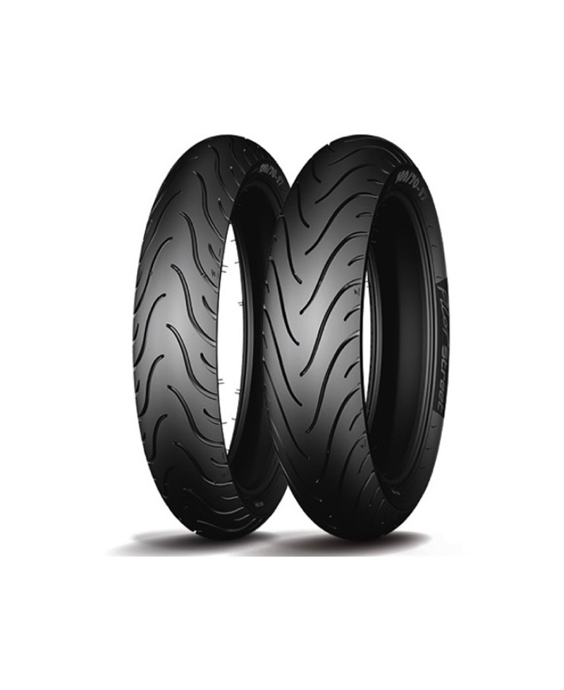 Pneu moto,  Michelin Pilot Street Front/ Rear 80/ 90-17 50S TT/ TL