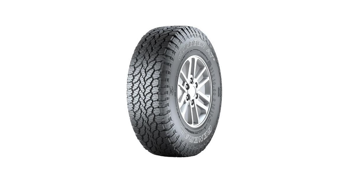 Pneu GENERAL TIRE GRABBER AT3 OWL 265/ 70 R16 121 / 118S , FR, 3PMSF