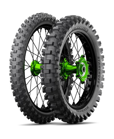 MICHELIN STARCROSS 6 MEDIUM HARD Rear 100/ 90 -19 57M , TT , NHS