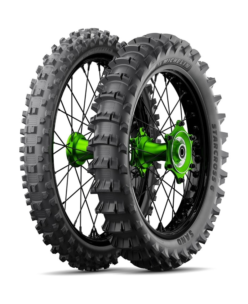 Pneu moto,  Michelin STARCROSS 6 SAND Rear  110/ 90-19   62M TT , NHS