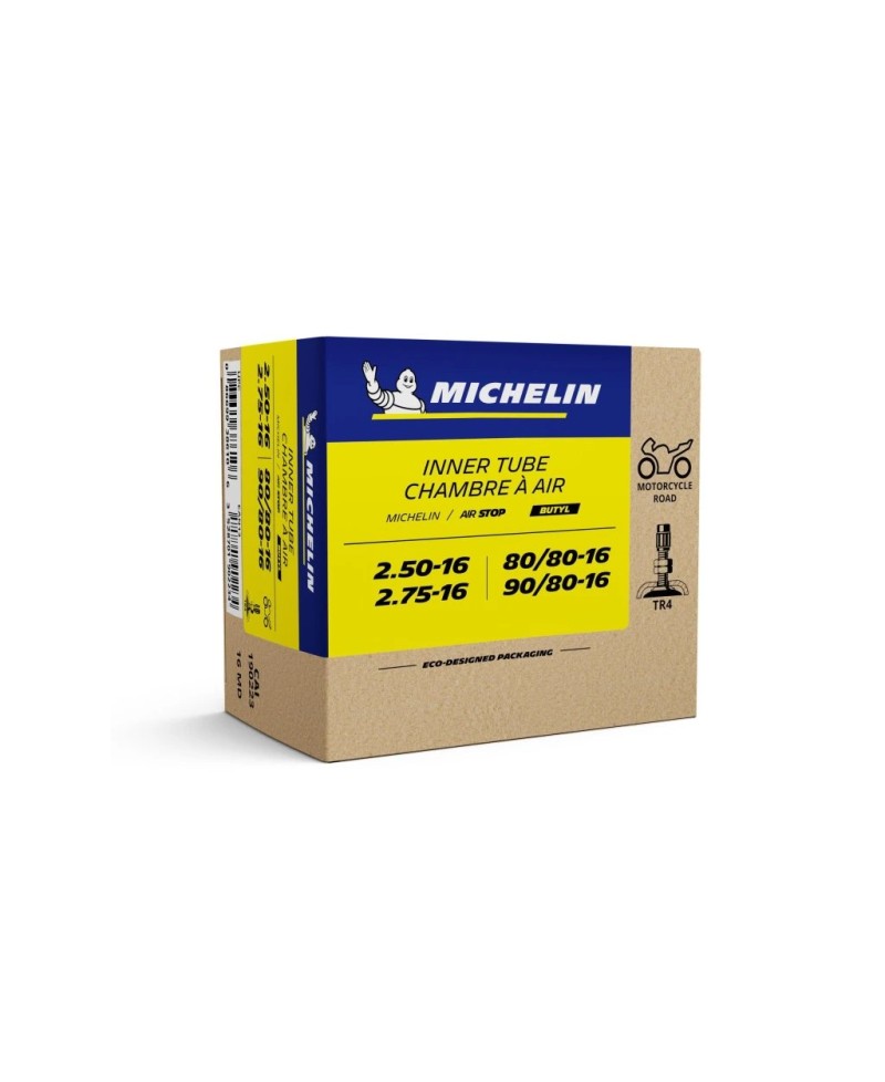Chambres à air, Michelin , 16MD , No 190223 , Air stop ,  Valve TR4