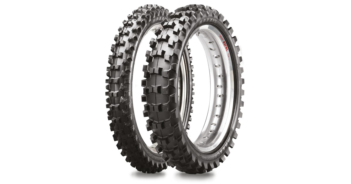 Pneu moto,  Maxxis M-7332 Maxxcross MX-ST + Rear  100/ 90-19 57M , TT , NHS