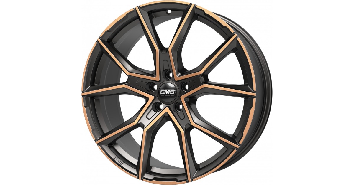 Jante ALU, CMS C33 Diamant Noir Cuivre, 8X18 5/ 114.3 ET37, Alésage 67.1